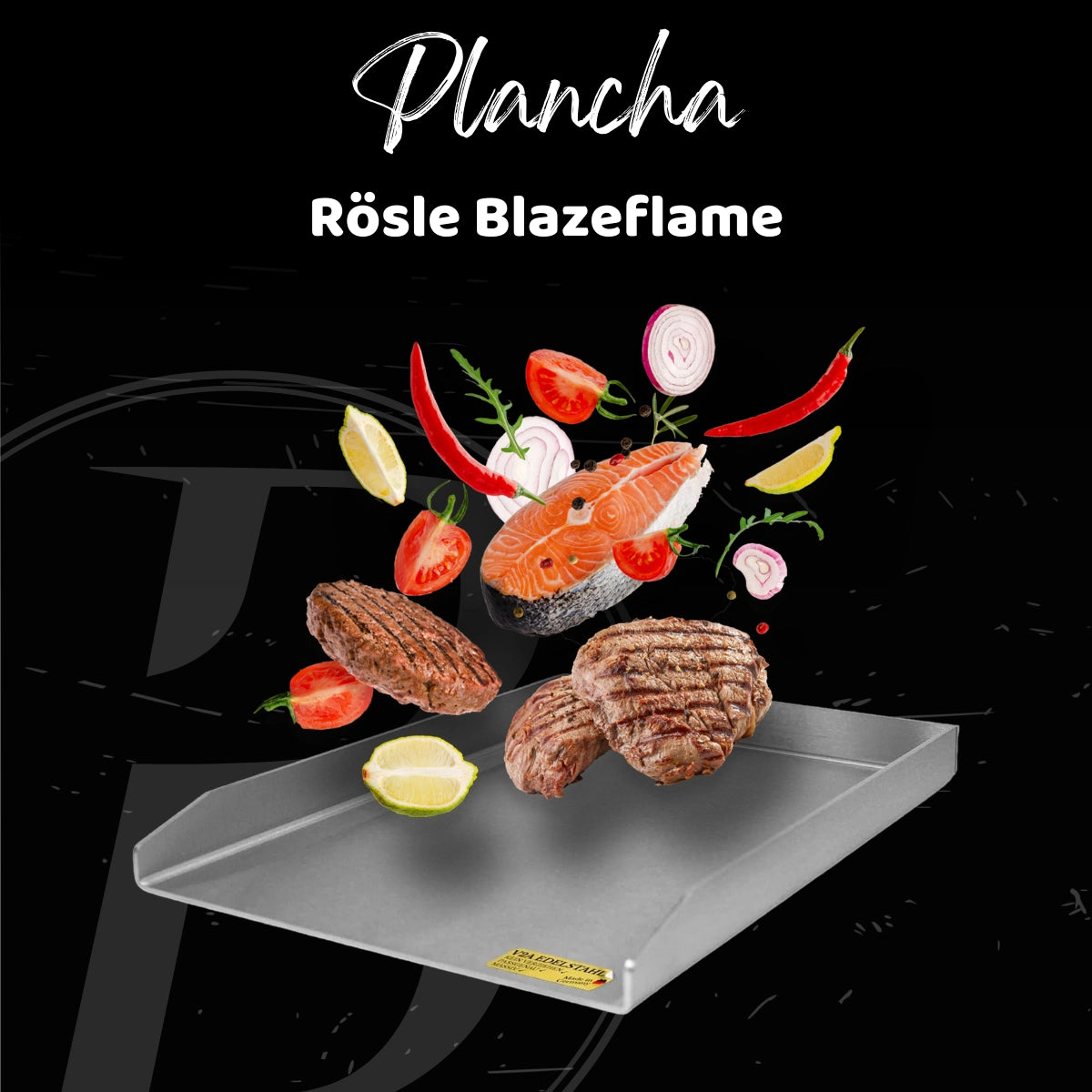Babossa plancha para Rösle Blazeflame | 33 x47,6 cm