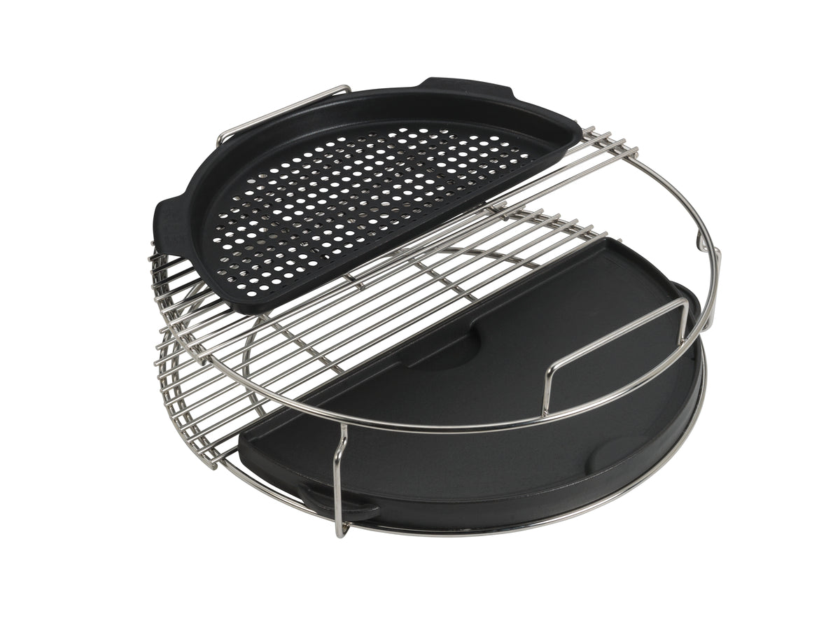 Placa de parrilla semicircular perforada para el EGGspander XLarge