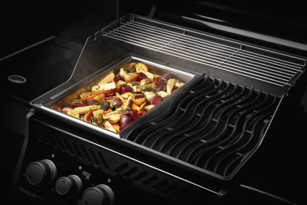 Plaque de cuisson en acier inoxydable Napoleon pour Rogue et Freestyle