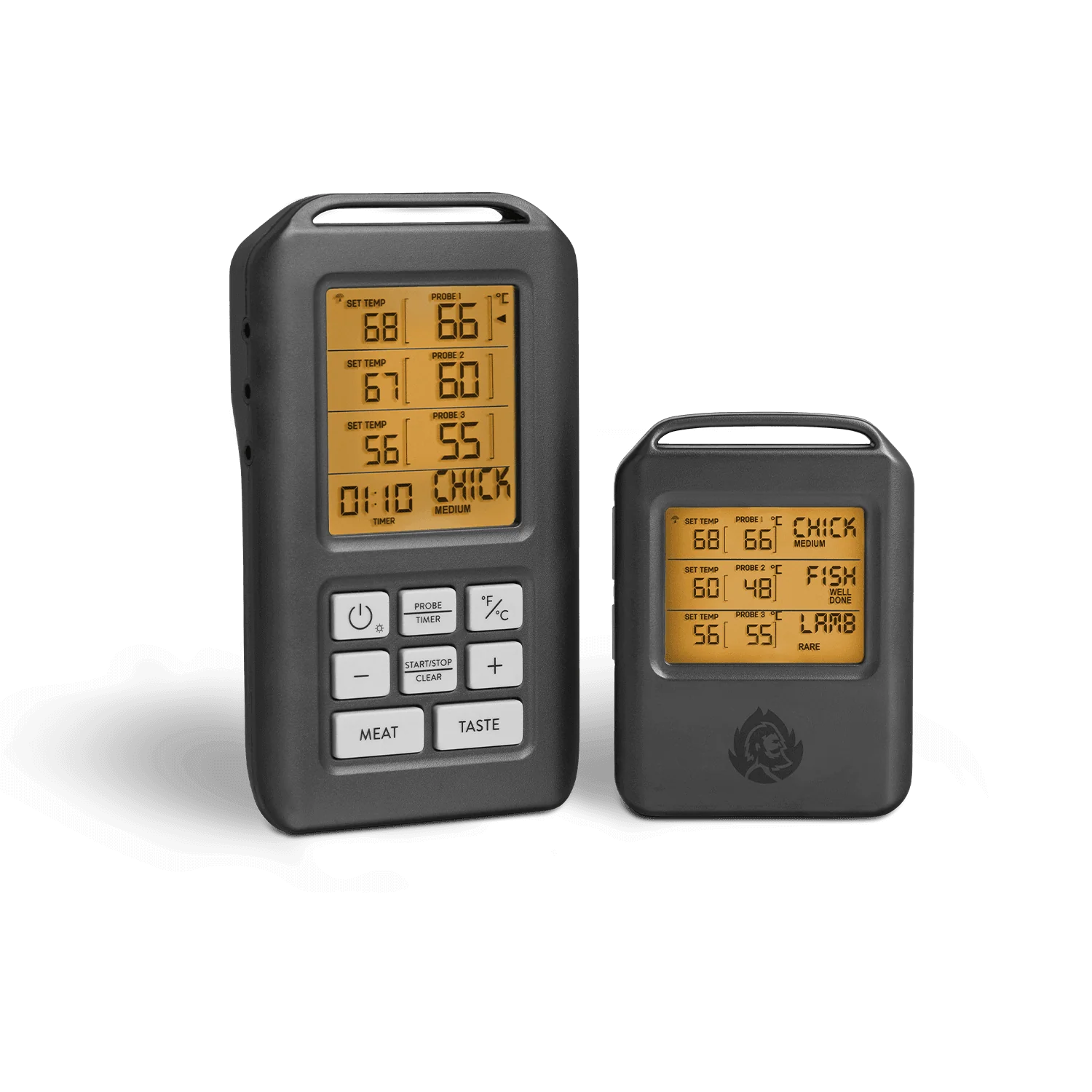 Burnhard Grillthermometer mit 4 Sonden