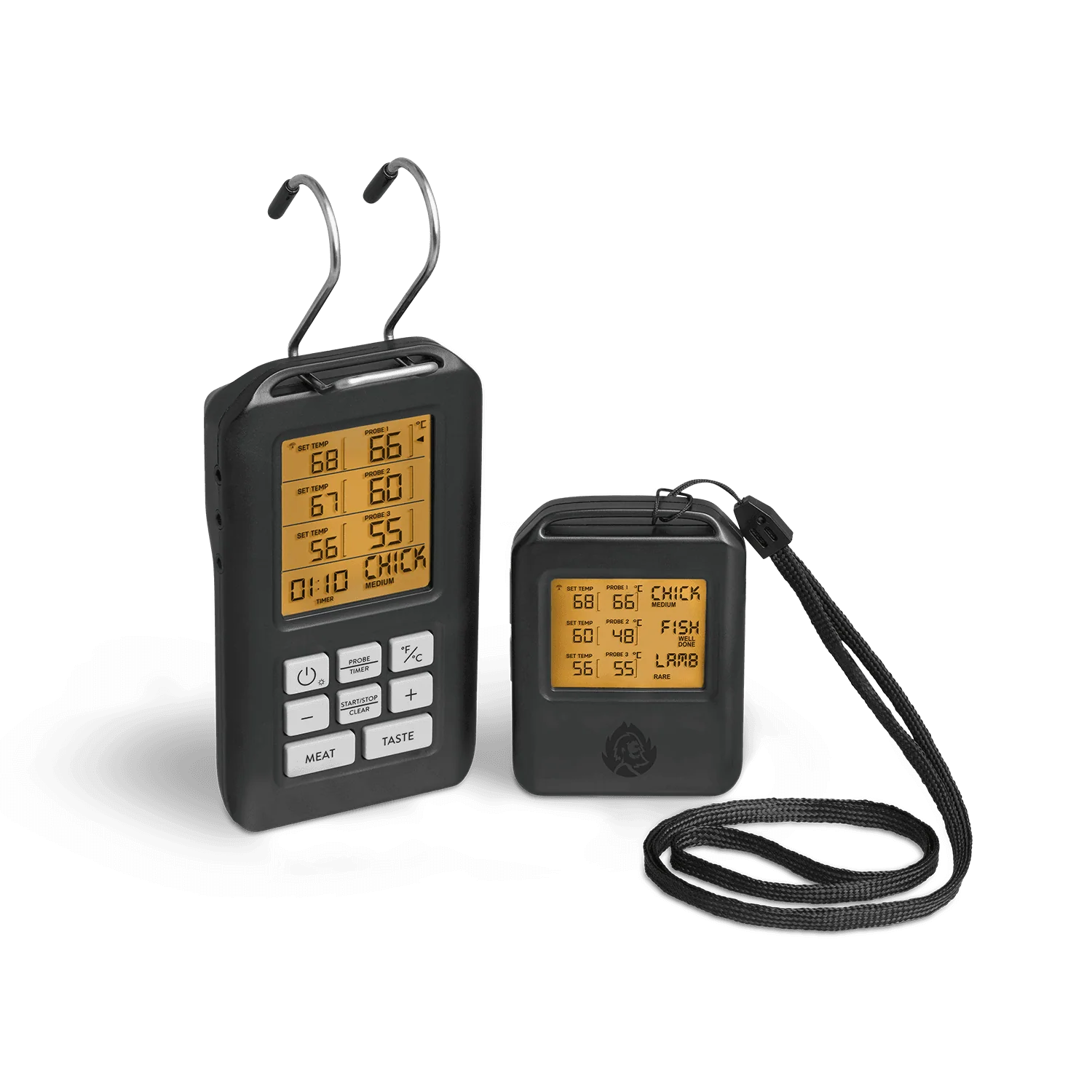 Burnhard Grillthermometer mit 4 Sonden