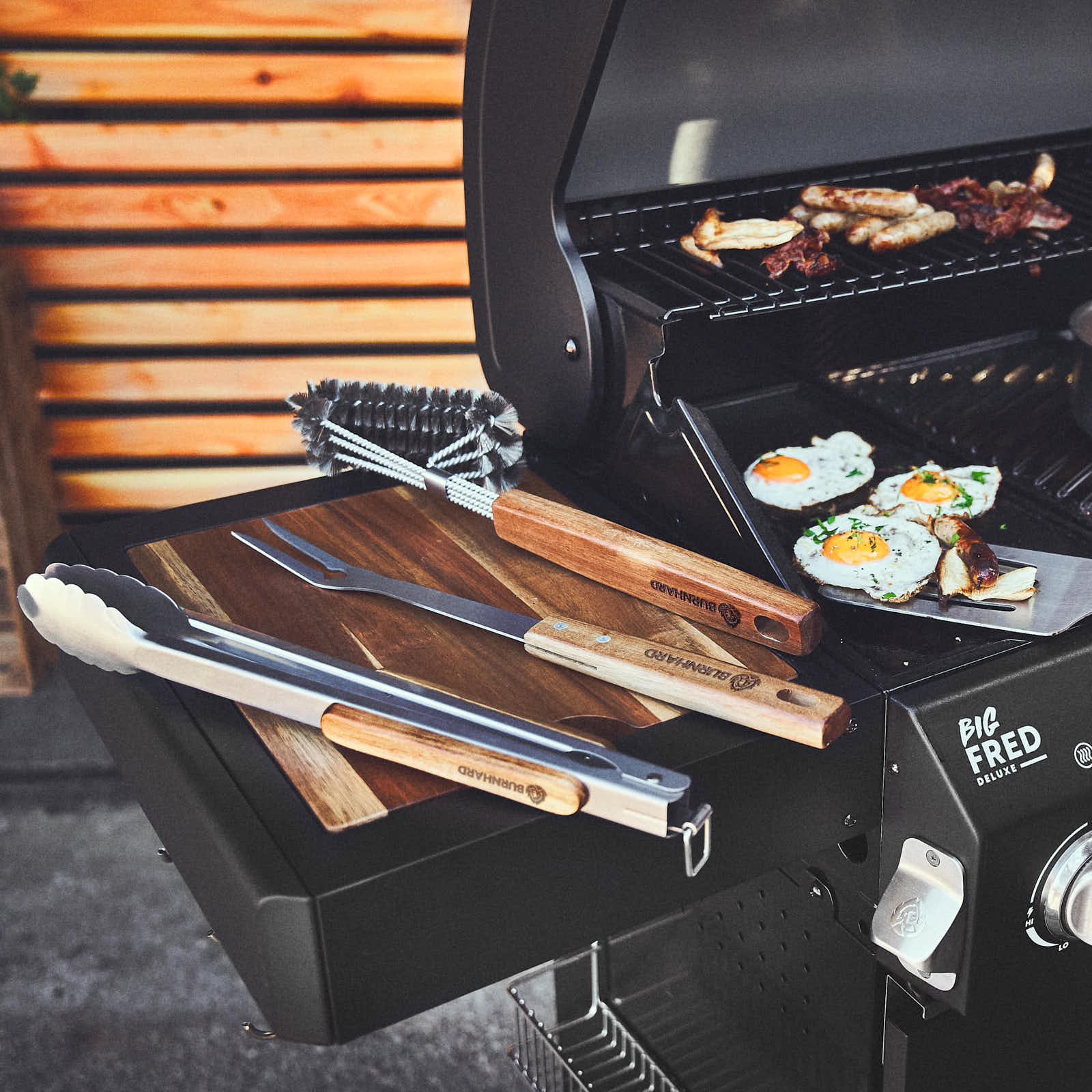 Burnhard Grillbesteck Akazienholz 4-tlg.