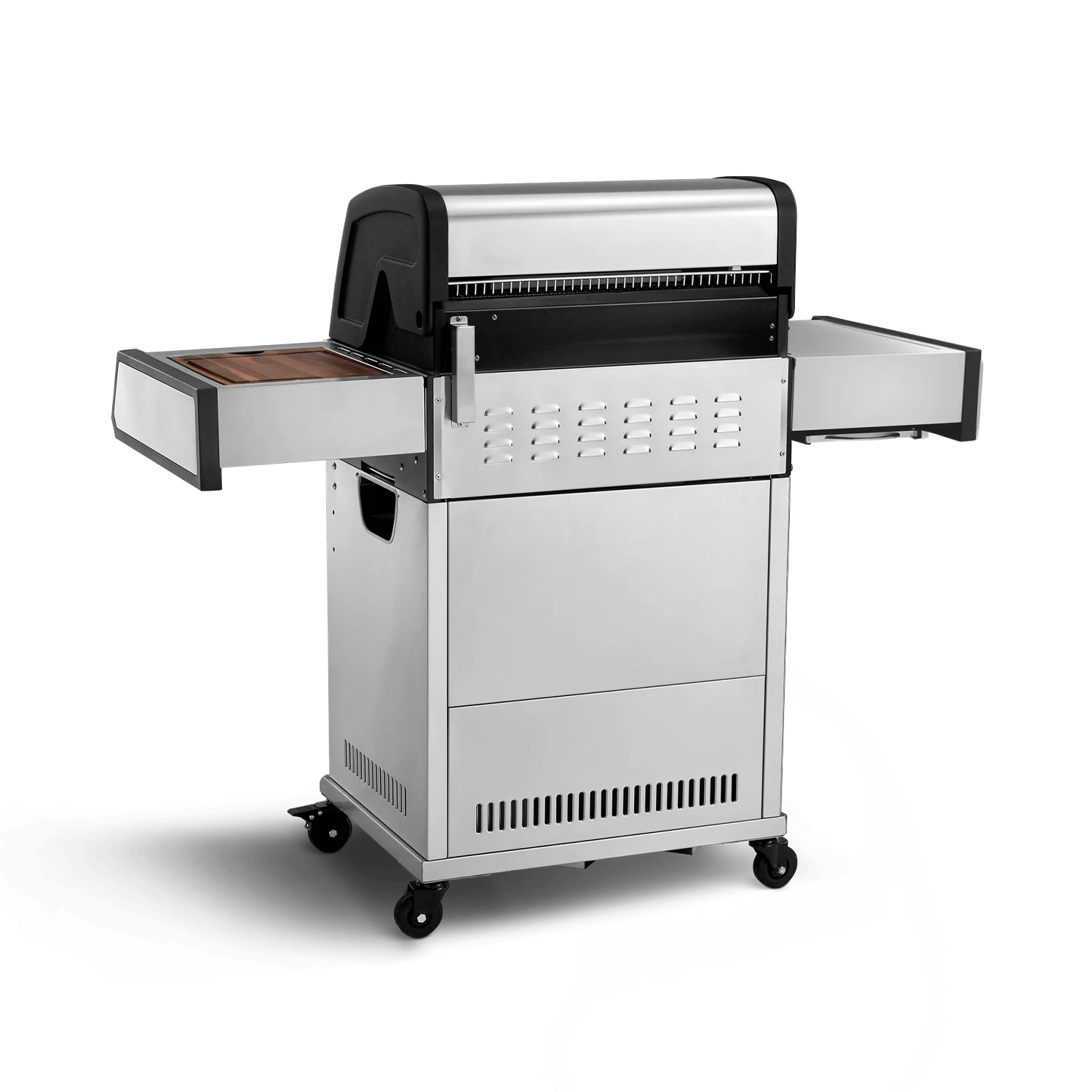 Burnhard EARL Premium-Gasgrill 3-Brenner Edelstahl mit Gusseisenrost