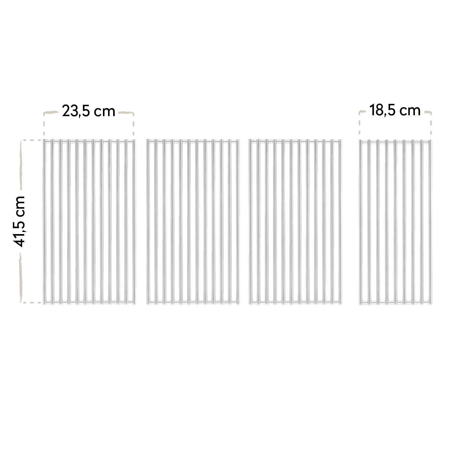 Burnhard Grillroste Edelstahl Fat FRED