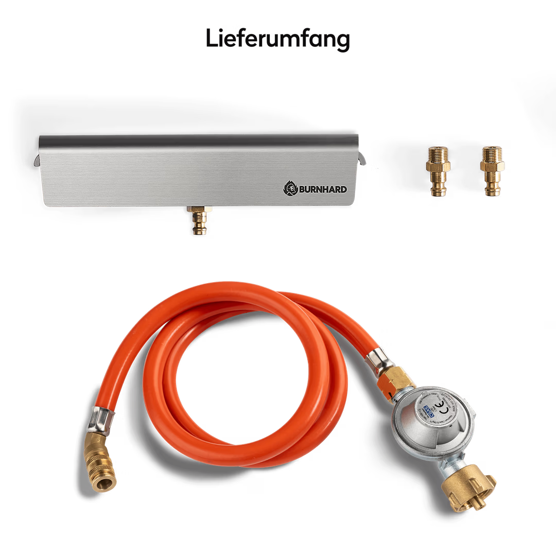 Burnhard Gasflaschen Adapter, JONES 2-Brenner