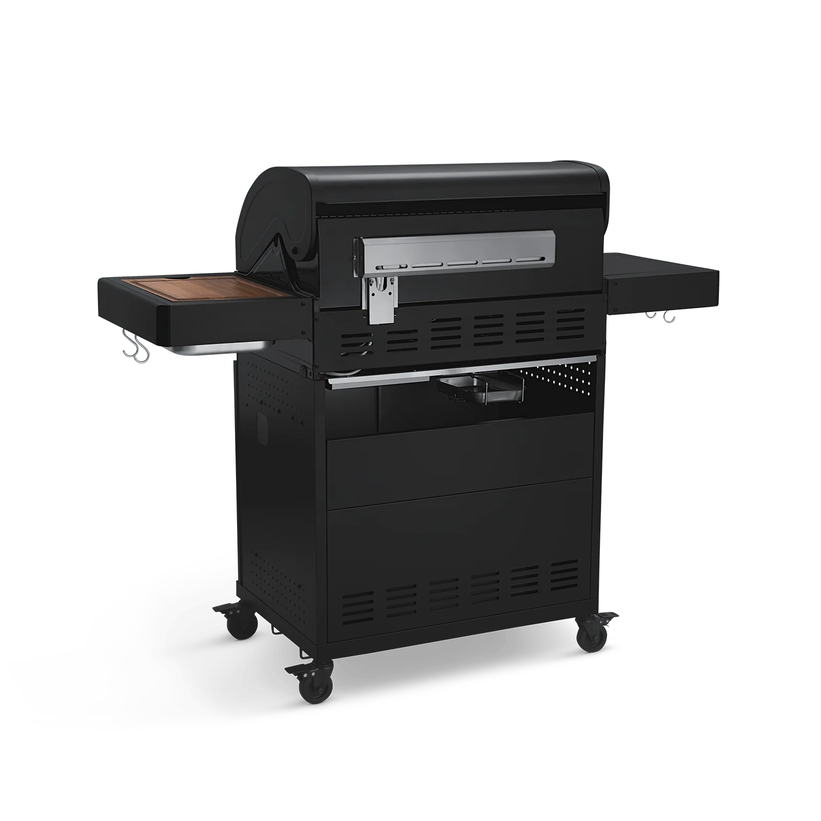 Burnhard Big FRED Deluxe Gasgrill 4-Brenner Black Edition mit Edelstahlrost (Series 3)