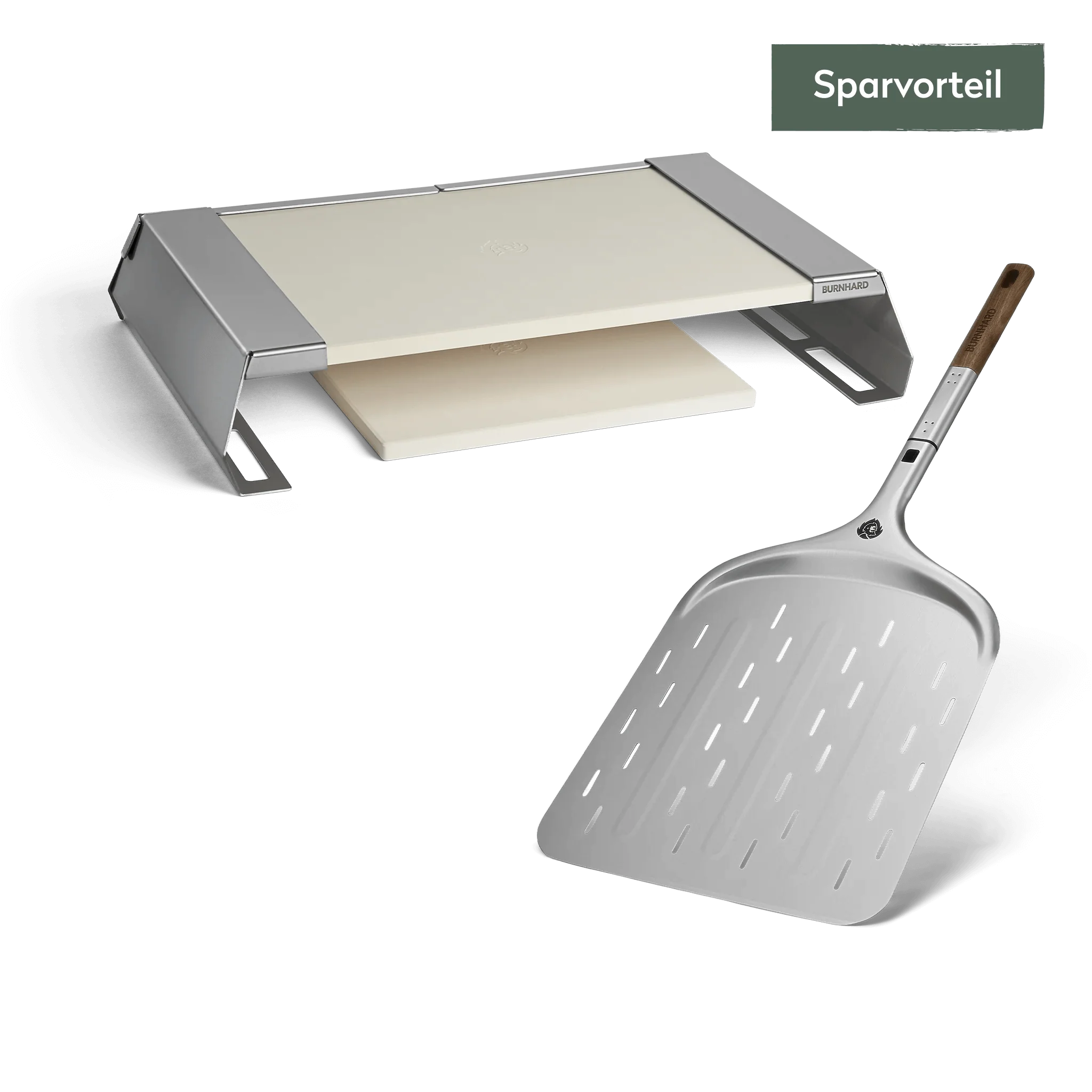 Burnhard Pizzaaufsatz Starter-Set 2-tlg. (Pizzaschieber 36cm)