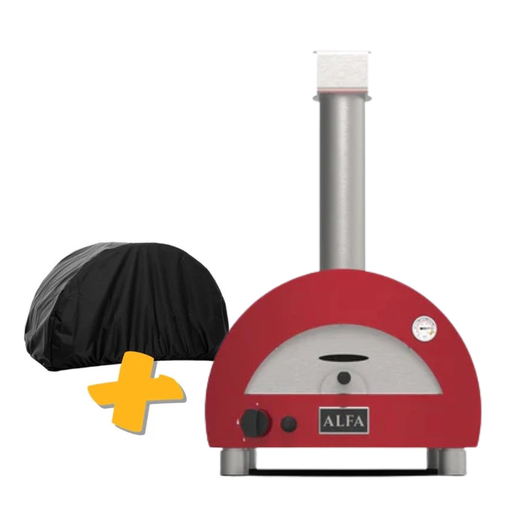 Alfa Portátil incl. tapa, rojo