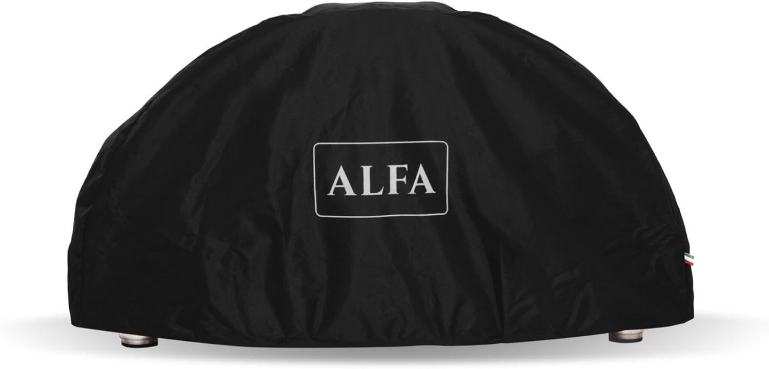 Alfa Forni Abdeckhaube 4 Pizze (Classico), Schwarz