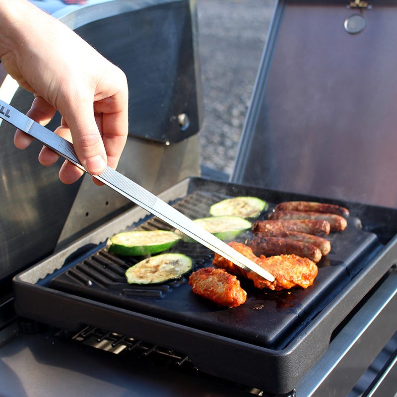 Plaque de cuisson en fonte ALL'GRILL, pour tous les brûleurs latéraux