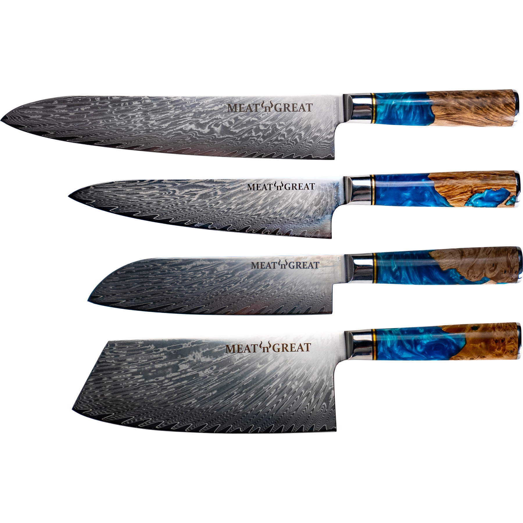 Babossa "Aquarell" Messerset Küchenchef