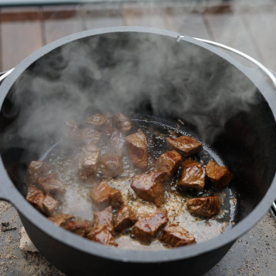 BBQ-Toro Dutch Oven DO9F, 9,0L mit Füßen