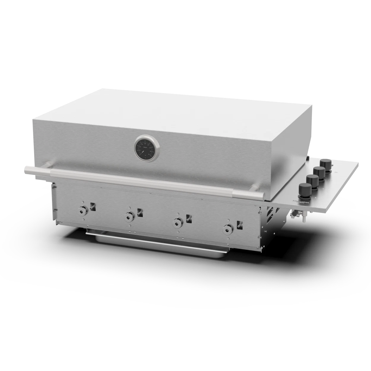 Barbacoa de obra Brabura Box-Q 4 fuegos acero inoxidable