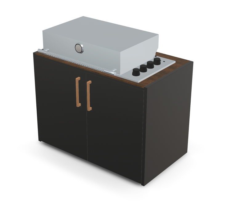 Brabura Box-Q 4-burner stainless steel