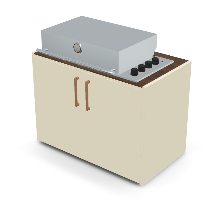 Brabura Box-Q 4-burner stainless steel