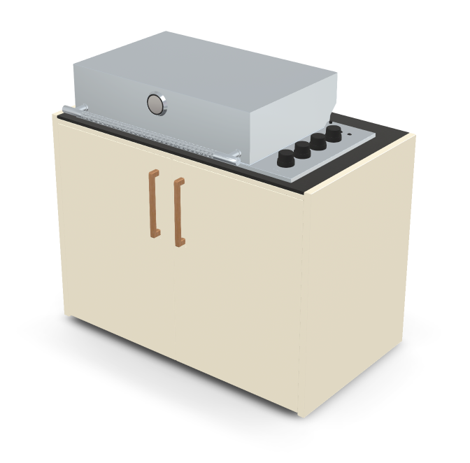 Brabura Box-Q 4-burner stainless steel