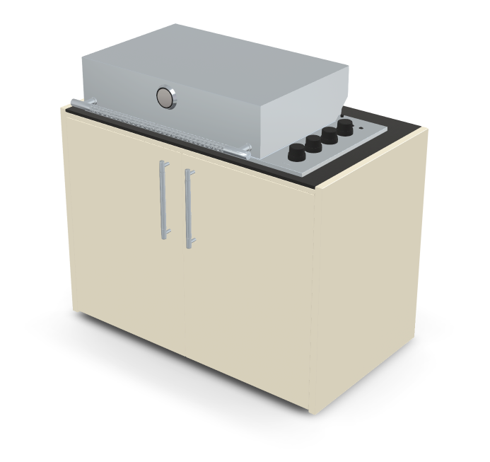 Brabura Box-Q 4-burner stainless steel