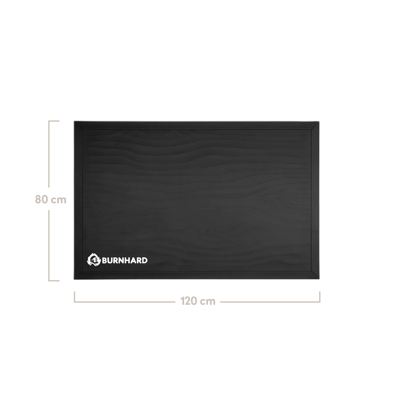 Burnhard Grillunterlage Bodenschutzmatte 120 x 80 cm