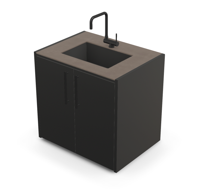 Brabura CT 90 washbasin module