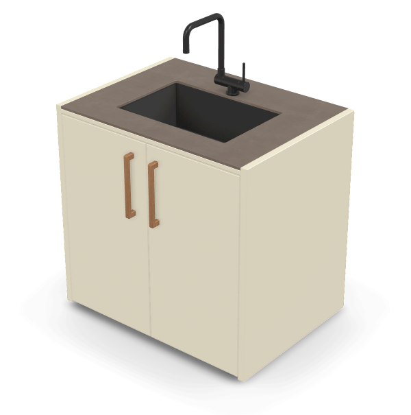 Brabura CT 90 washbasin module