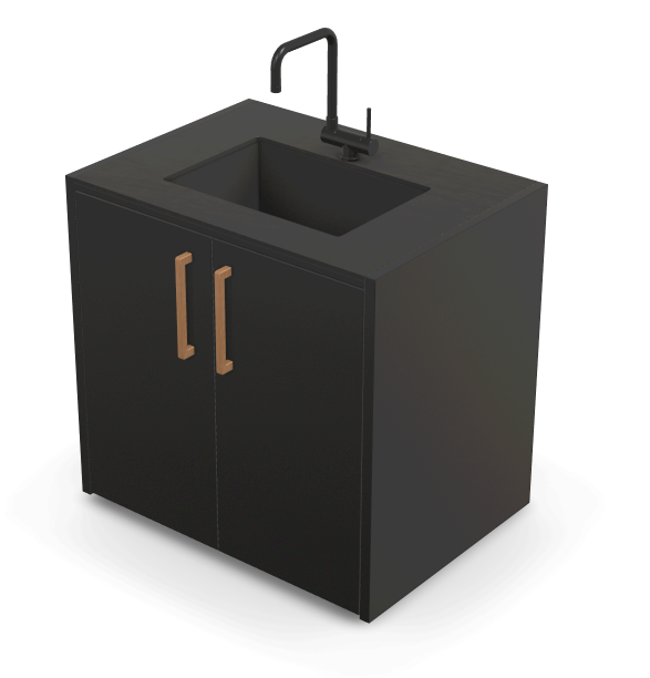 Brabura CT 90 washbasin module