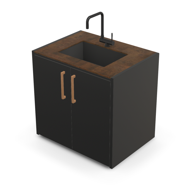 Brabura CT 90 washbasin module