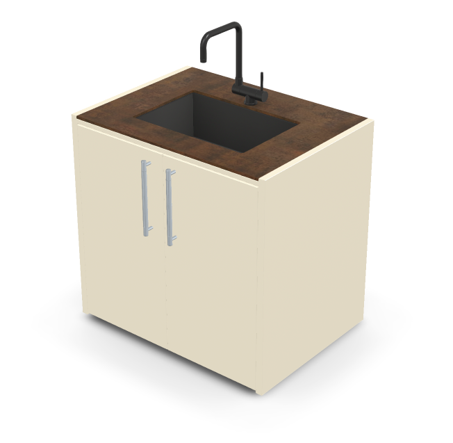 Brabura CT 90 washbasin module