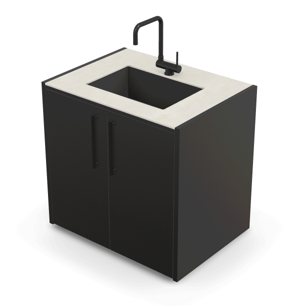 Brabura CT 90 washbasin module