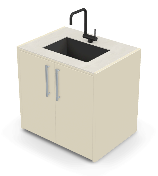 Brabura CT 90 washbasin module