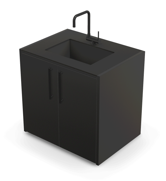 Brabura CT 90 washbasin module