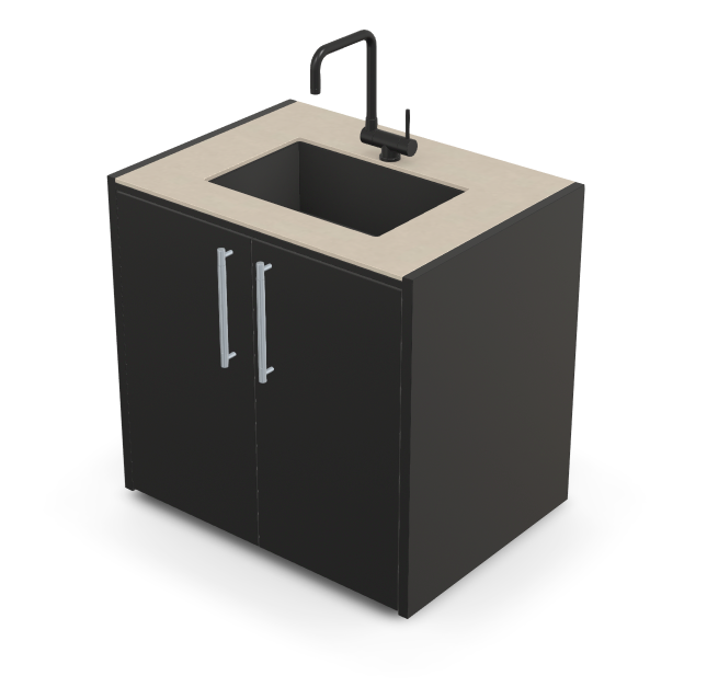 Brabura CT 90 washbasin module