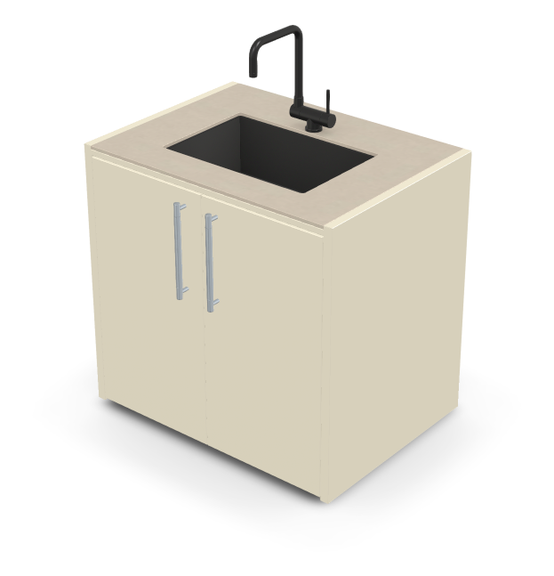 Brabura CT 90 washbasin module