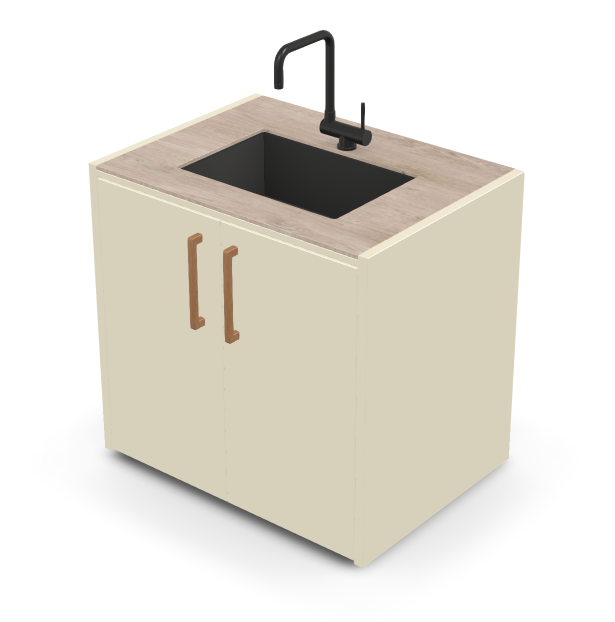 Brabura CT 90 washbasin module