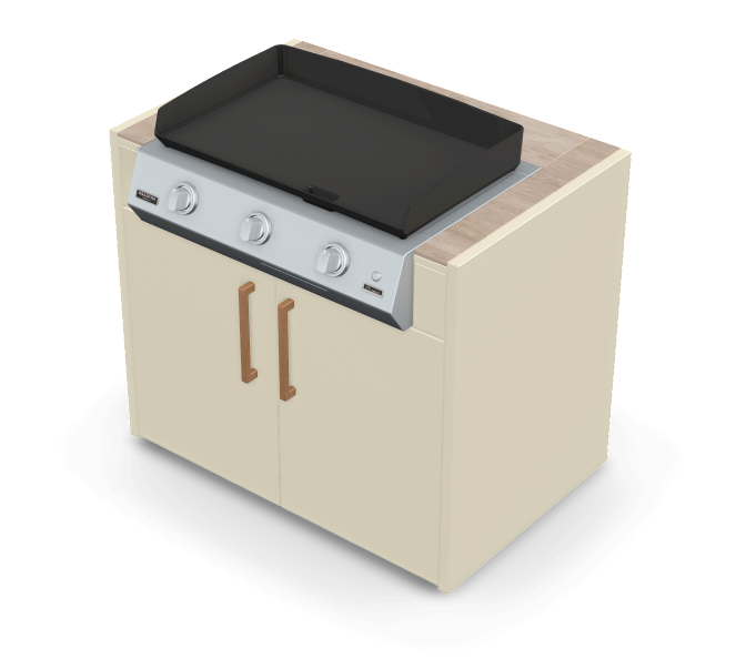 Corpo della plancha Brabura KC 100