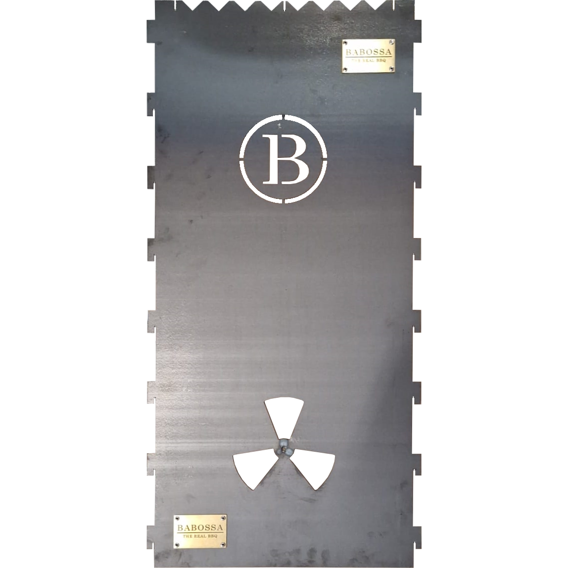 Canna da fuoco Babossa, sottostruttura della parete posteriore