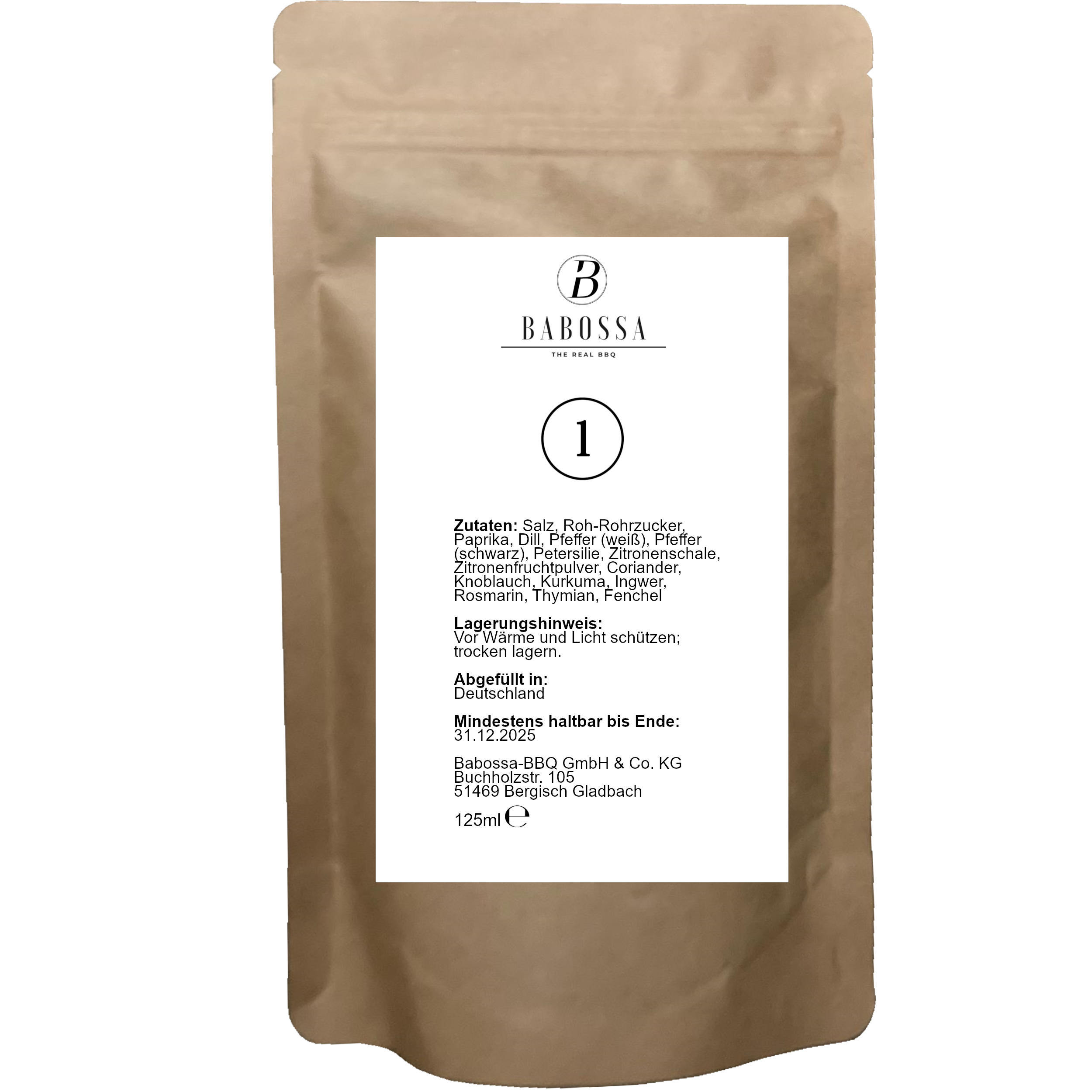 Produktbild Babossa Gewürz Nummer 01