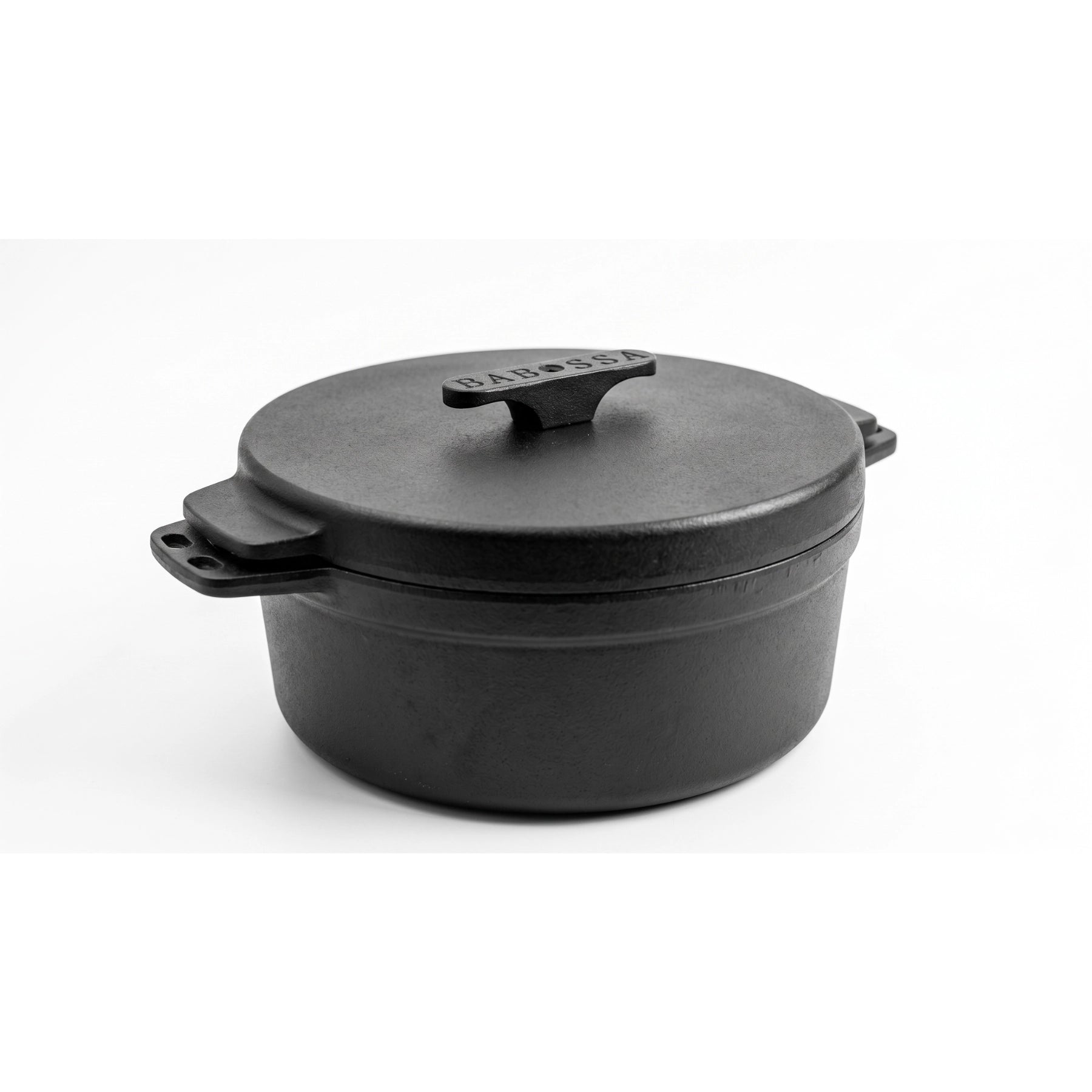 Babossa 9 piezas Innovadora Olla de Hierro Fundido | SET Levantador de Tapa y Cruz | Horno Holandés | Hecho en Alemania