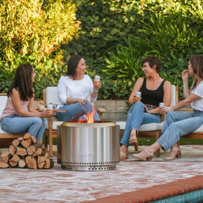 Solo Stove YUKON met voet 2.0 (STAINLESS STAAL)