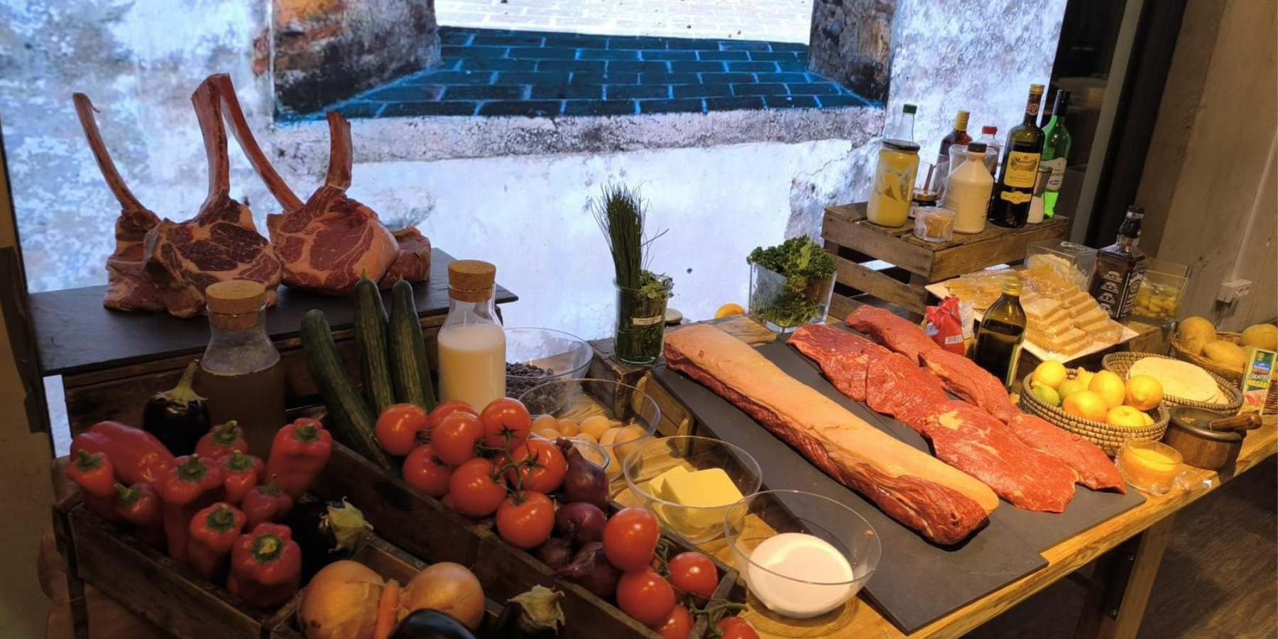 Grillgoods Seminar Zutaten auf dem Tisch