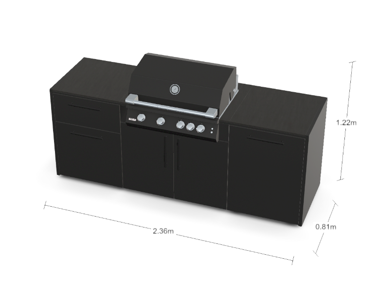 Brabura The Basic TWO Tutto nero
