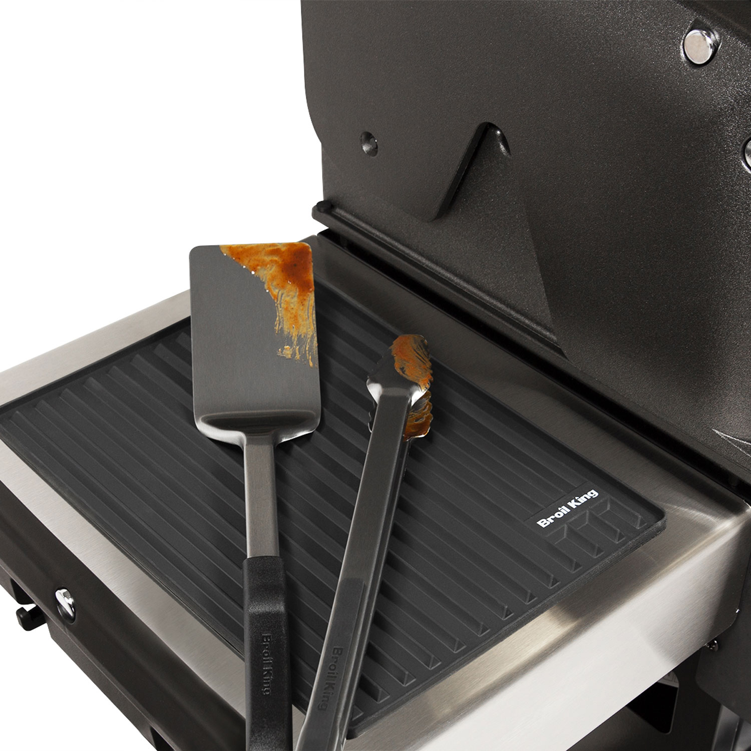 Broil King besteklade, siliconen magnetische plank & Imperial