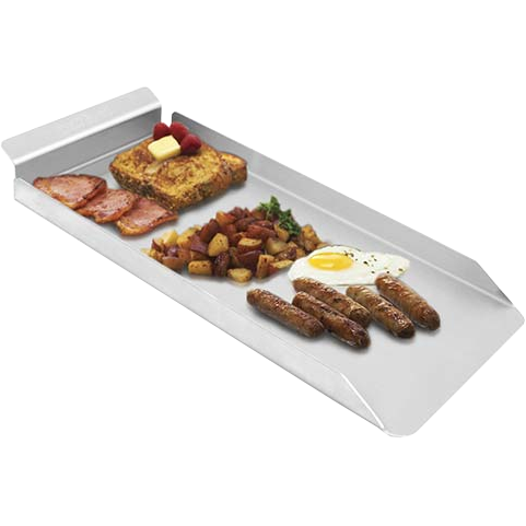 Anwendungsbild Broil King Grillplatte, Edelstahl Schmal