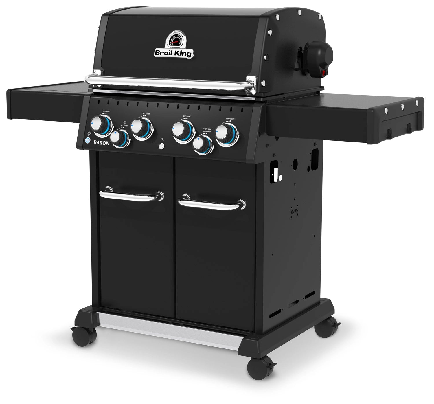 Broil King Baron 490 IR Shadow inkl. Drehspieß & Infrarot-Seitenbrenner