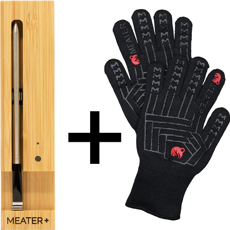 Meater+ Bluetooth Grillthermometer + Handschuhe "Community Deal"