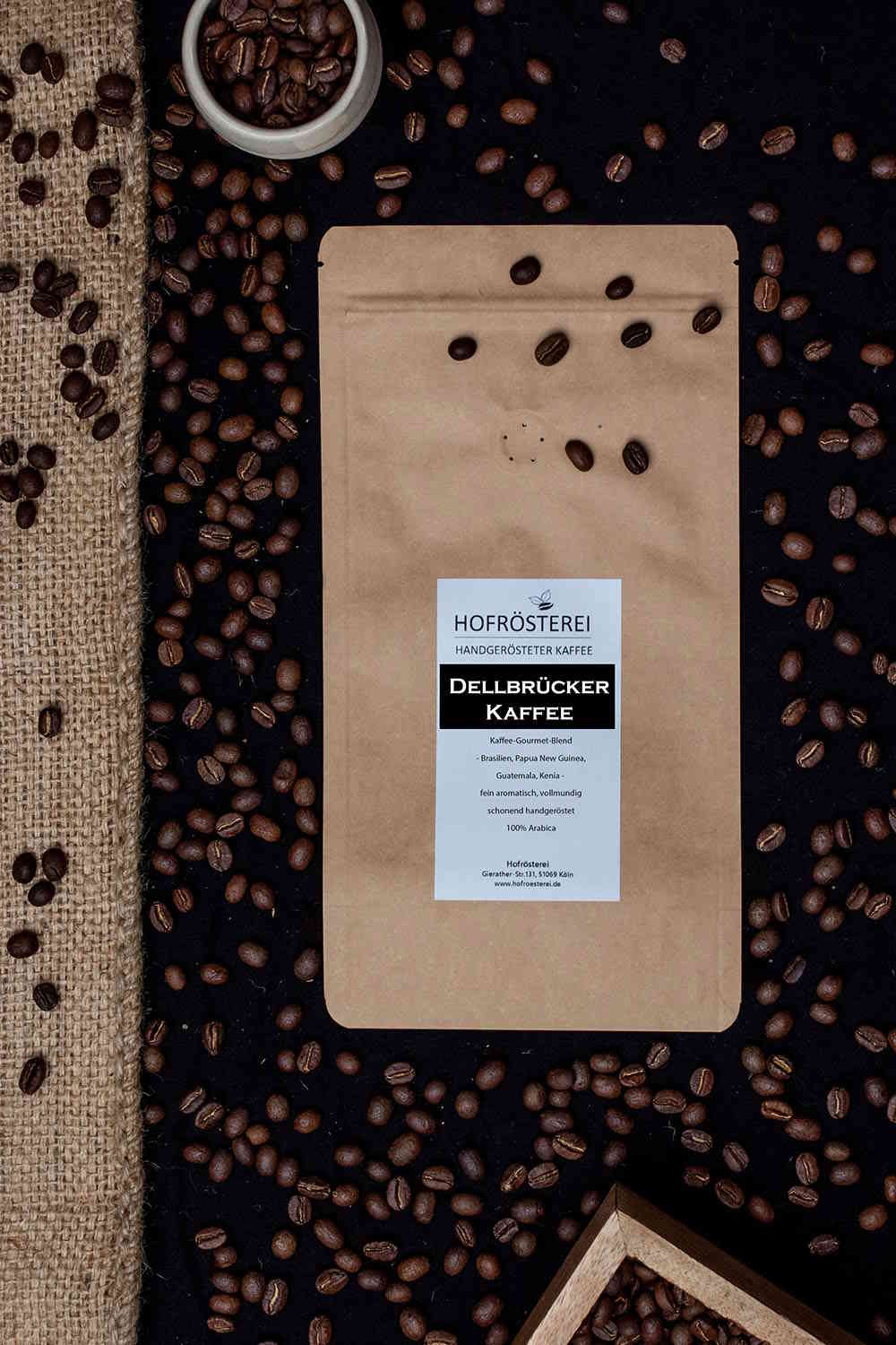 Hofrösterei Kaffeebohnen Dellbrücker Kaffee 500g