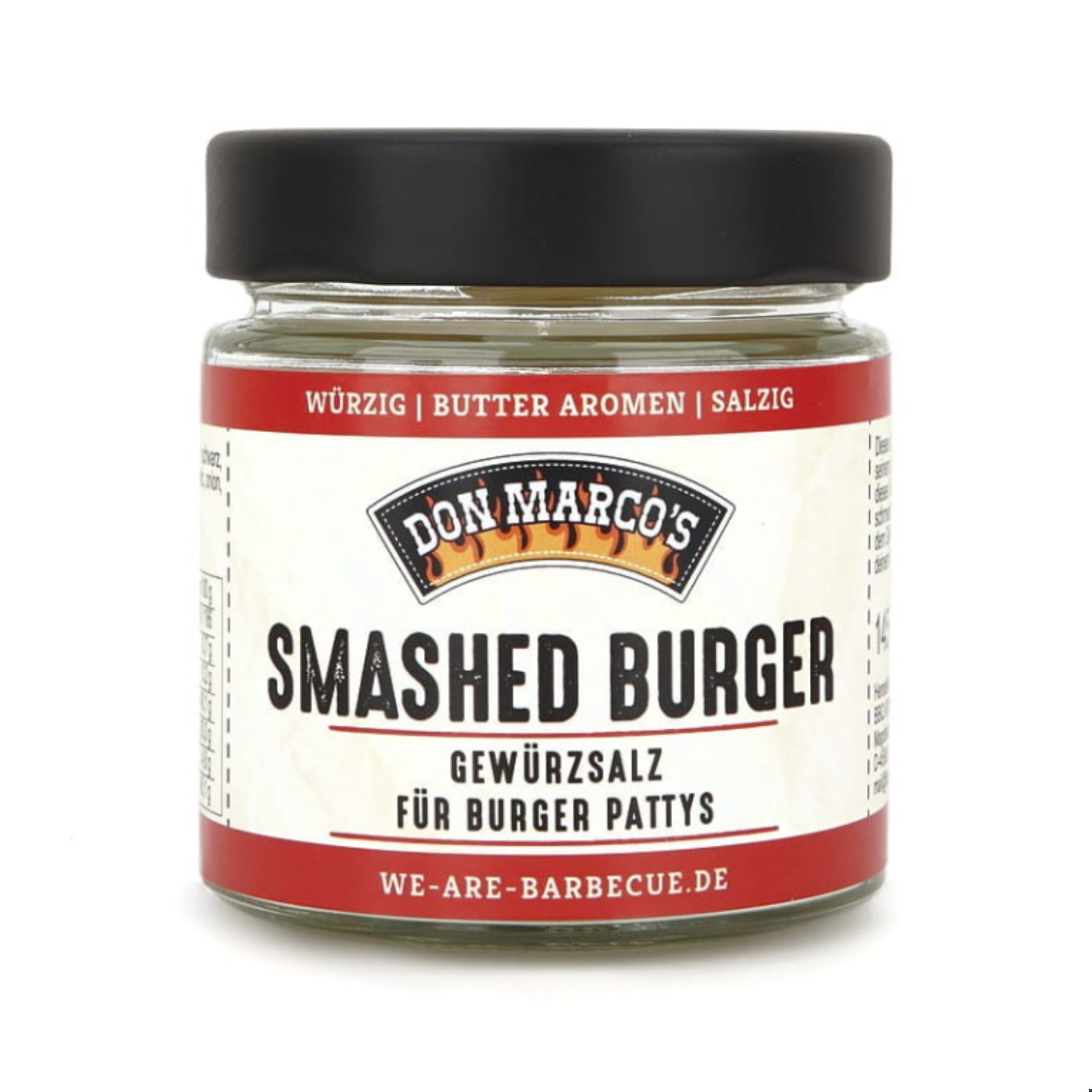 Assaisonnement pour hamburgers écrasés Don Marco's, pot de 145 g