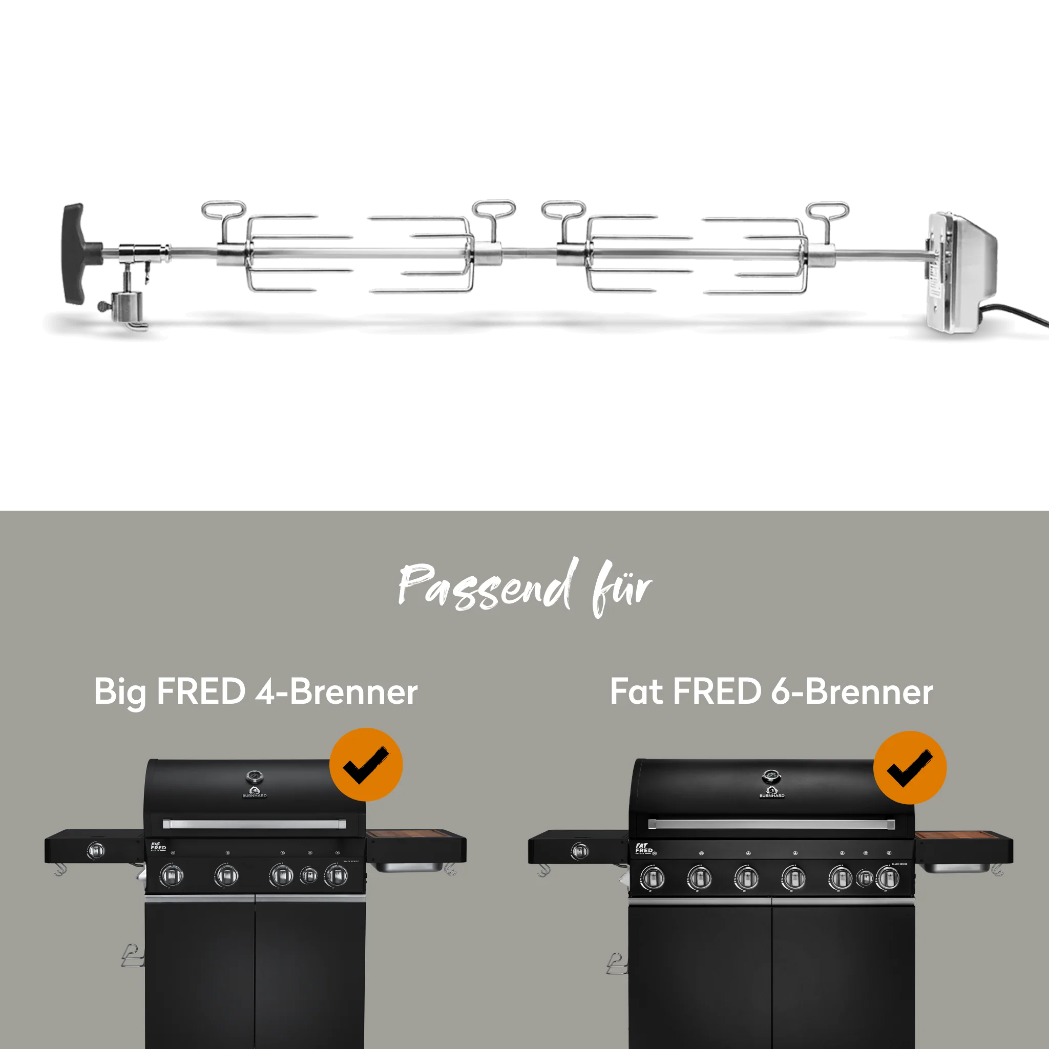 Burnhard che ruota sputa Big FRED e Fat FRED