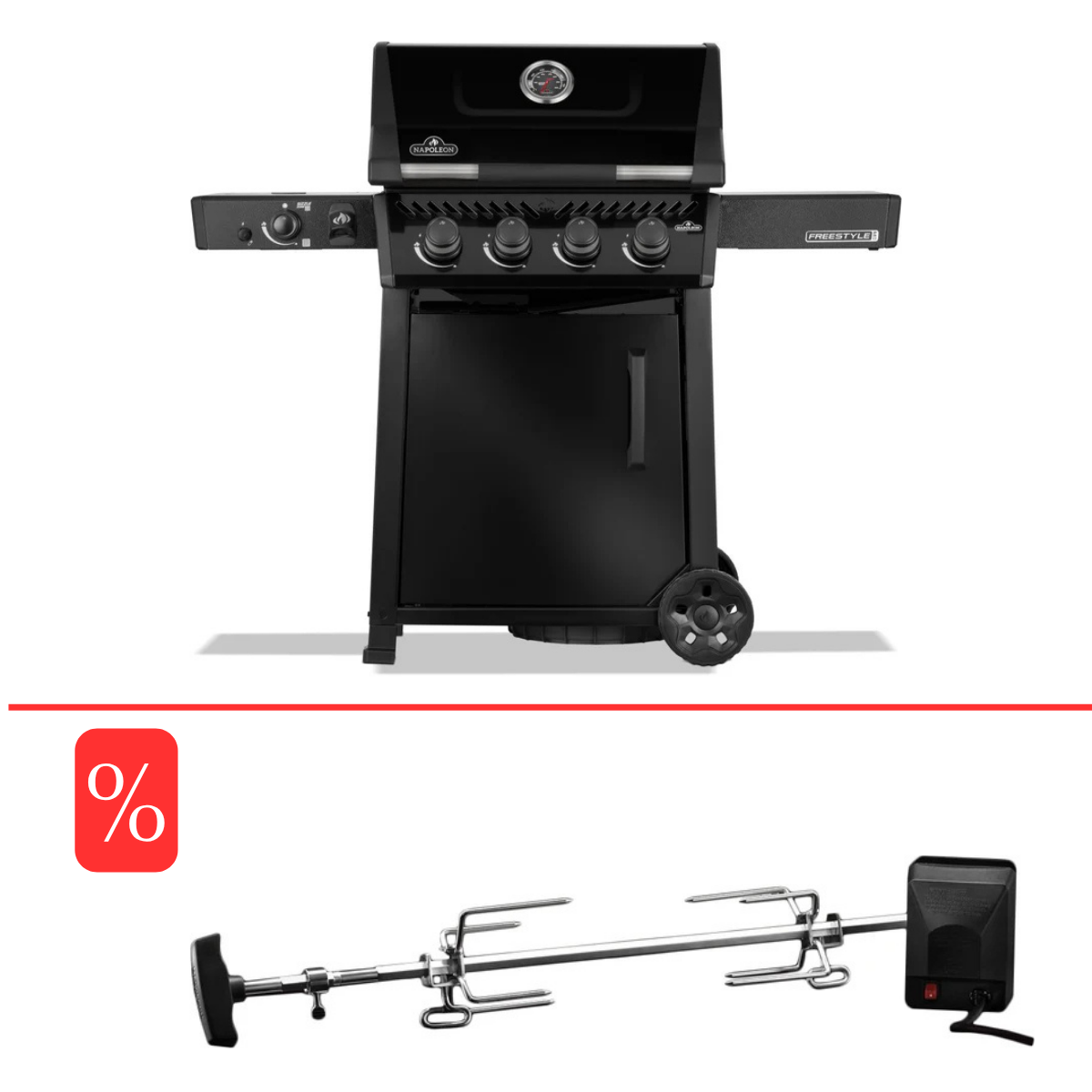 Napoleon Freestyle PRO 425 inklusive Rotisserie