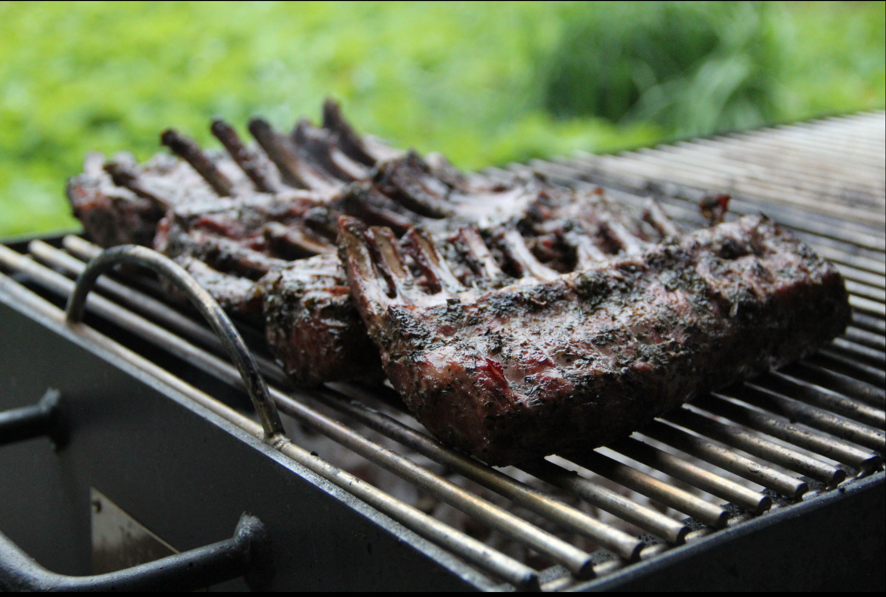 Joe's Barbeque 20" half barrel grill pan with stainless steel grid