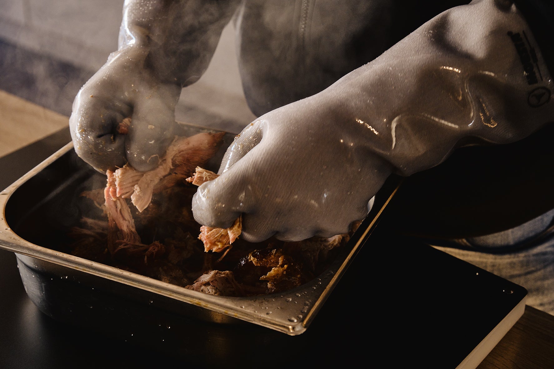 Guantes Moesta HeatPro - guantes de silicona para barbacoa - antracita en talla XL (10)